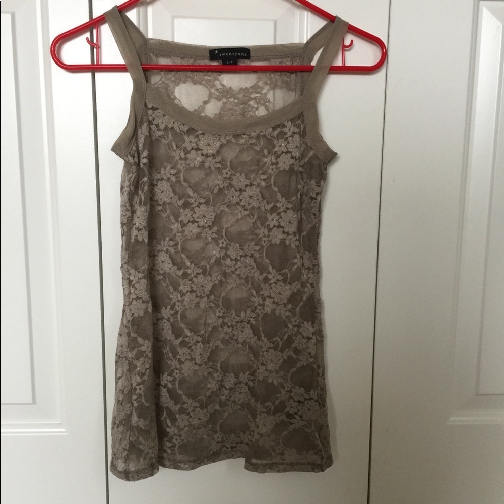Forever 21 lace tank top